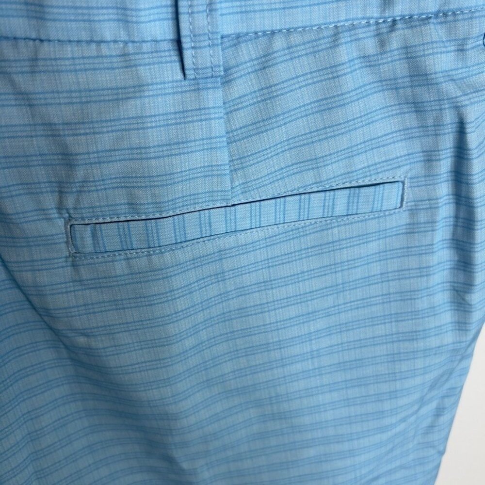 Pga Tour $68 Men's Striped 8" Golf Shorts - Ethereal Blue Size 30 - Picture 5 of 12